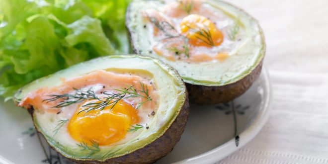 Low Carb Smoked Salmon Stuffed Avocados (Healthy Keto Recipe) - www