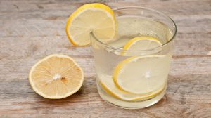 warm lemon water